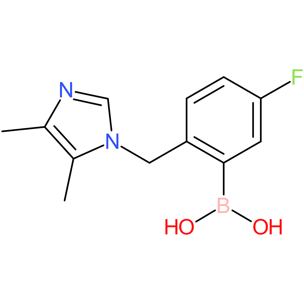 (2-[(4,5-dimethyl-1h-imidazol-1-yl)methyl]-5-fluorophenyl)boronic acid
