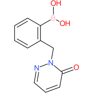 (2-[(6-oxo-1,6-dihydropyridazin-1-yl)methyl]phenyl)boronic acid