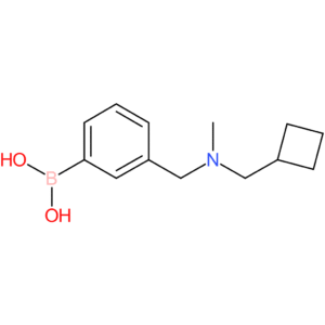 (3-([(cyclobutylmethyl)(methyl)amino]methyl)phenyl)boronic acid