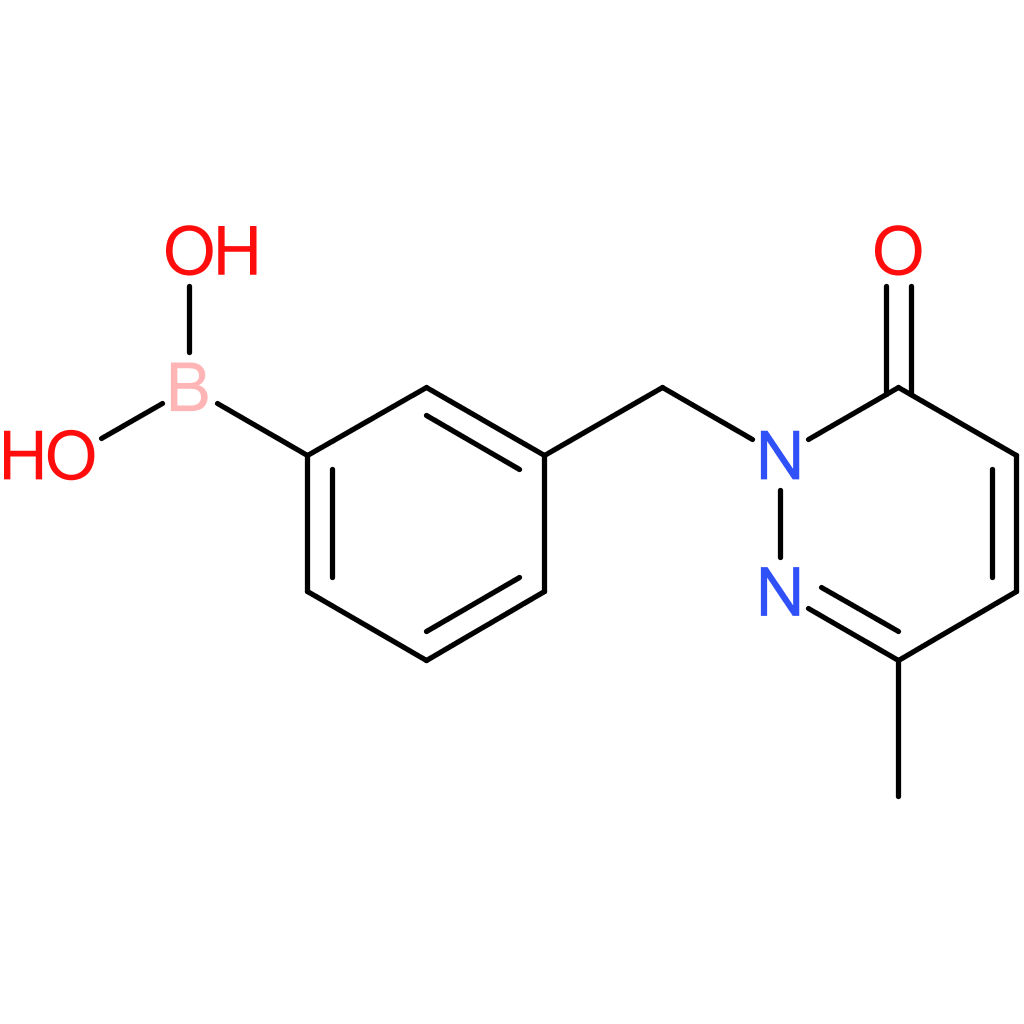 (3-[(3-methyl-6-oxo-1,6-dihydropyridazin-1-yl)methyl]phenyl)boronic acid