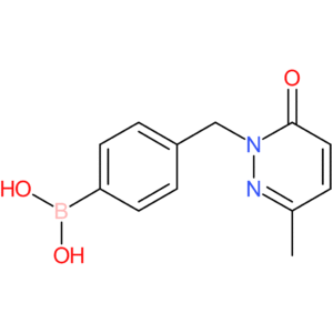 (4-[(3-methyl-6-oxo-1,6-dihydropyridazin-1-yl)methyl]phenyl)boronic acid