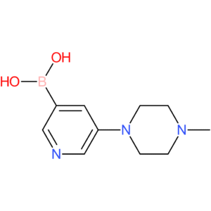 (5-(4-methylpiperazin-1-yl)pyridin-3-yl)boronic acid