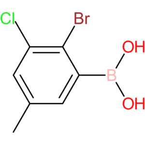 2-bromo-3-chloro-5-methylphenylboronic acid