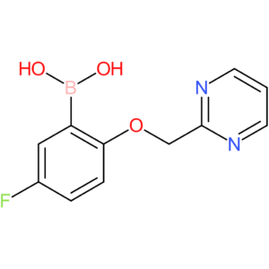 [5-fluoro-2-(pyrimidin-2-ylmethoxy)phenyl]boronic acid