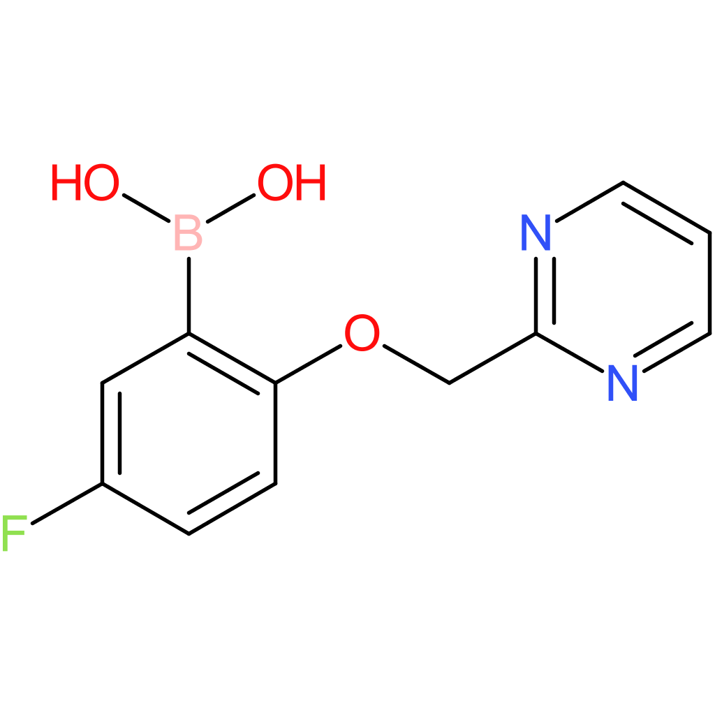 [5-fluoro-2-(pyrimidin-2-ylmethoxy)phenyl]boronic acid