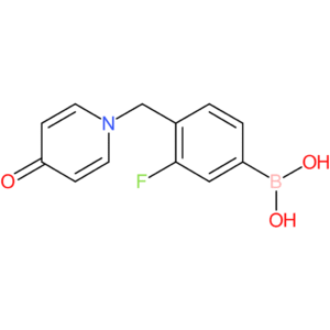 (3-fluoro-4-[(4-oxo-1,4-dihydropyridin-1-yl)methyl]phenyl)boronic acid