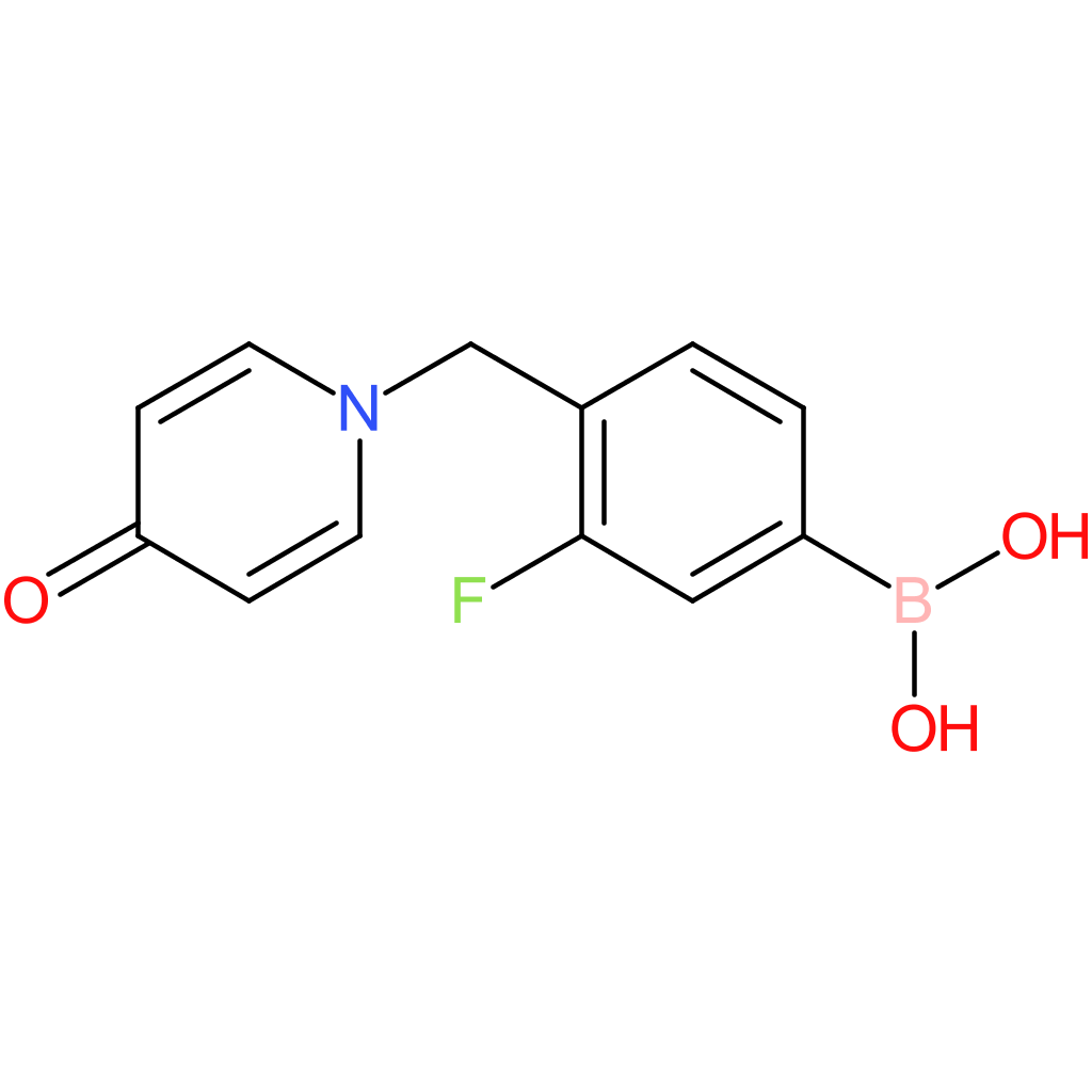 (3-fluoro-4-[(4-oxo-1,4-dihydropyridin-1-yl)methyl]phenyl)boronic acid