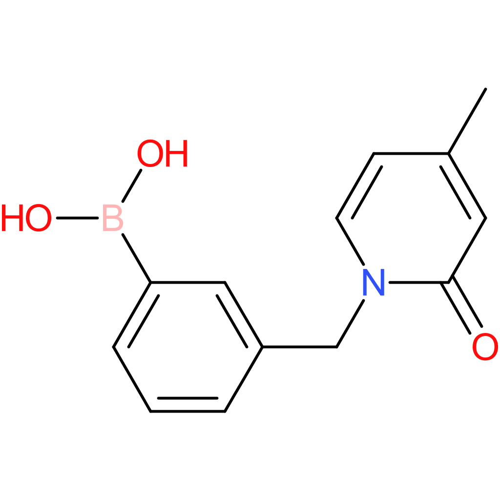 (3-[(4-methyl-2-oxo-1,2-dihydropyridin-1-yl)methyl]phenyl)boronic acid