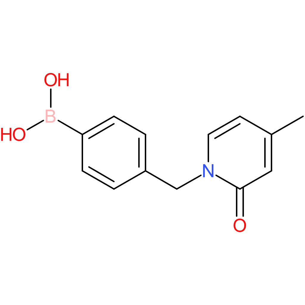 (4-[(4-methyl-2-oxo-1,2-dihydropyridin-1-yl)methyl]phenyl)boronic acid