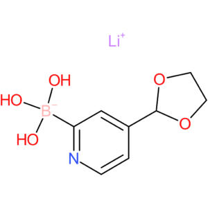 lithium (4-(1,3-dioxolan-2-yl)pyridin-2-yl)trihydroxyborate