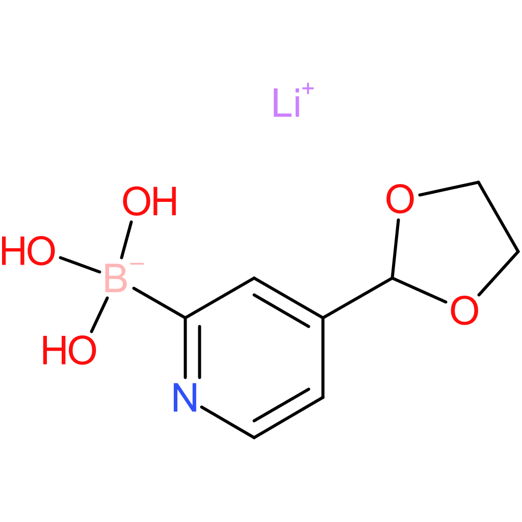 lithium (4-(1,3-dioxolan-2-yl)pyridin-2-yl)trihydroxyborate