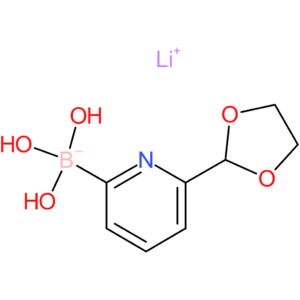 lithium (6-(1,3-dioxolan-2-yl)pyridin-2-yl)trihydroxyborate