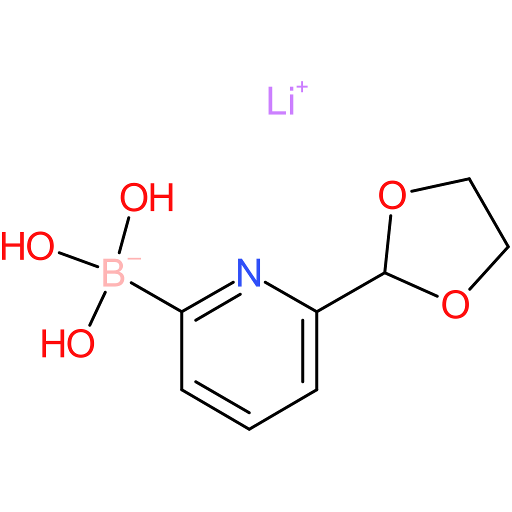 lithium (6-(1,3-dioxolan-2-yl)pyridin-2-yl)trihydroxyborate