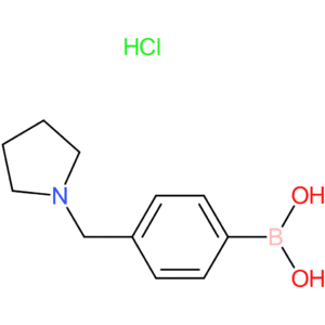 [4-(pyrrolidin-1-ylmethyl)phenyl]boronic acid hydrochloride
