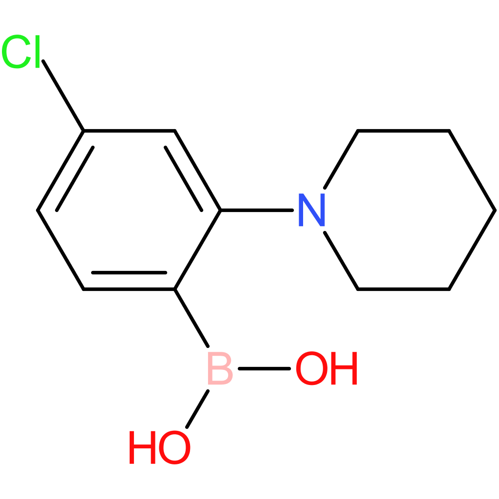4-chloro-2-piperidinophenylboronic acid