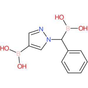 1-(1-borono-1-phenylmethyl)pyrazolE-4-boronic acid