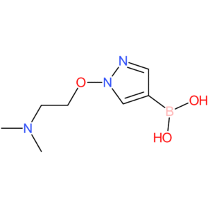 (1-(2-(dimethylamino)ethoxy)-1h-pyrazol-4-yl)boronic acid