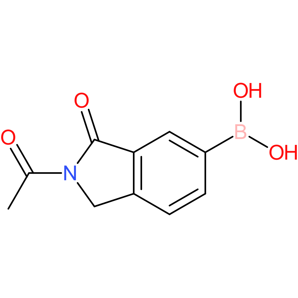(2-acetyl-1-oxoisoindolin-6-yl)boronic acid