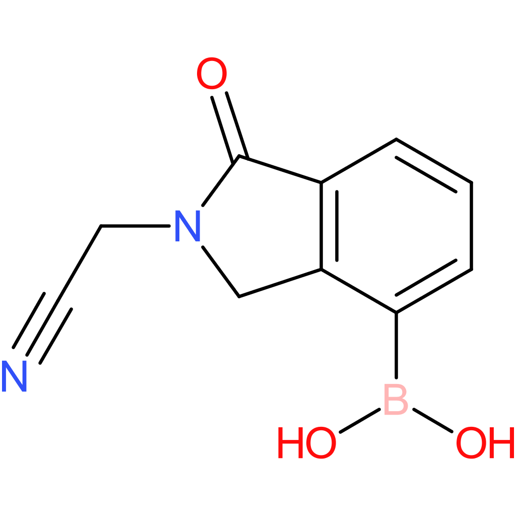 (2-(cyanomethyl)-1-oxoisoindolin-4-yl)boronic acid