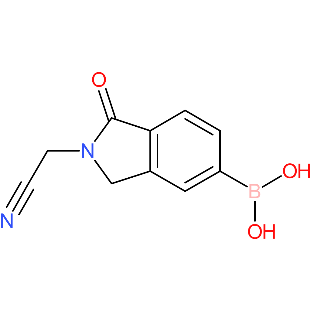 (2-(cyanomethyl)-1-oxoisoindolin-5-yl)boronic acid