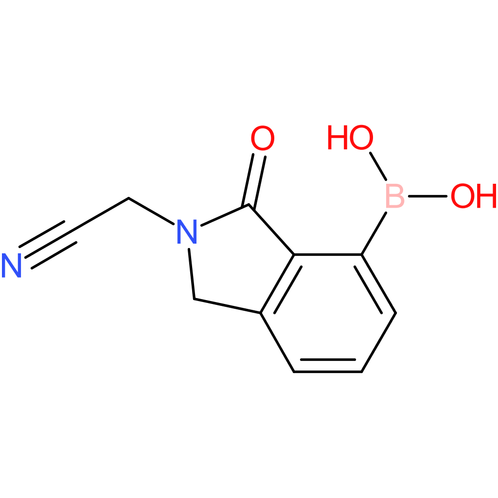(2-(cyanomethyl)-1-oxoisoindolin-7-yl)boronic acid