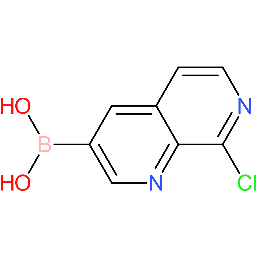 8-chloro-1,7-naphthyridine-3-boronic acid
