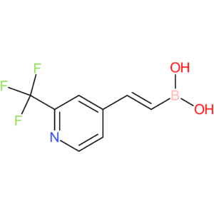(E)-(2-(2-(trifluoromethyl)pyridin-4-yl)vinyl)boronic acid