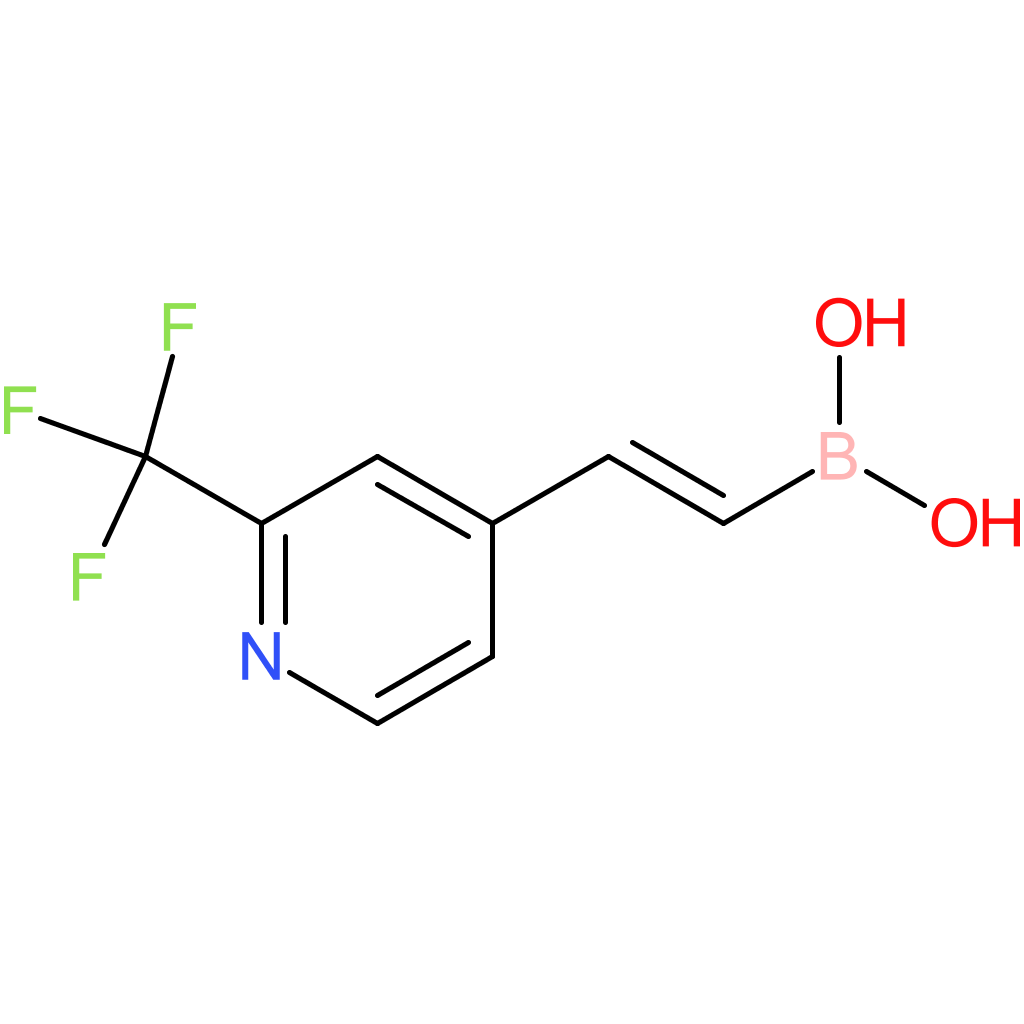 (E)-(2-(2-(trifluoromethyl)pyridin-4-yl)vinyl)boronic acid