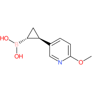 trans-2-(6-methoxypyridin-3-yl)cyclopropaneboronic acid