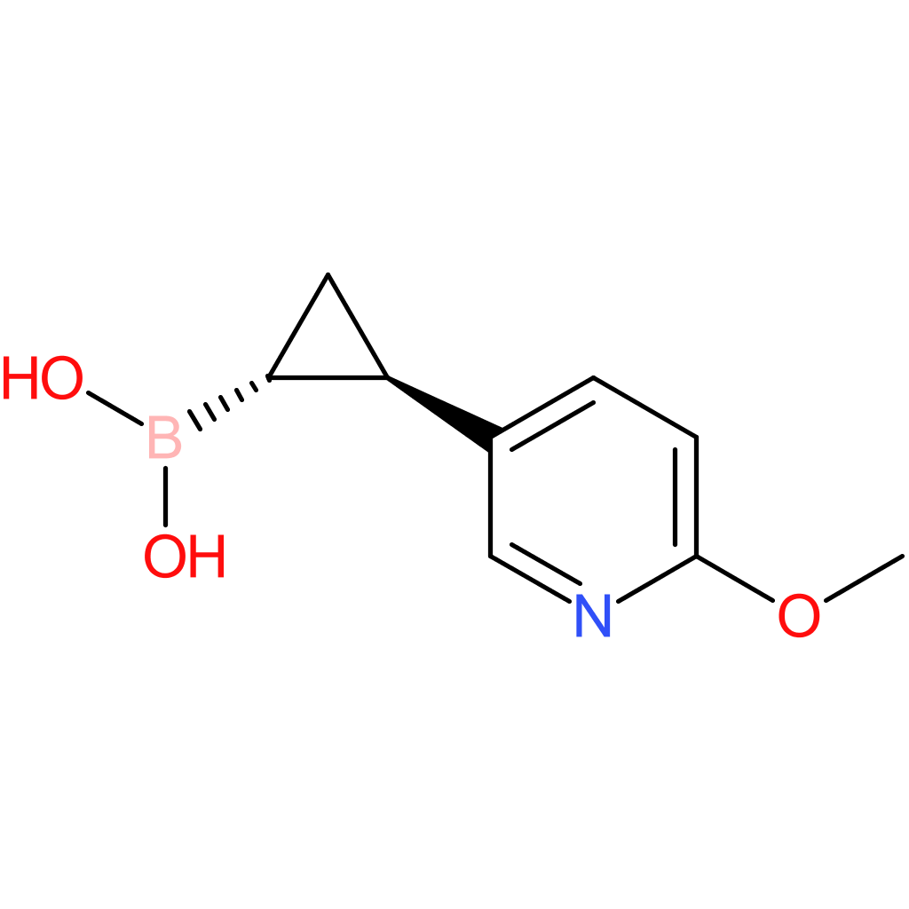 trans-2-(6-methoxypyridin-3-yl)cyclopropaneboronic acid