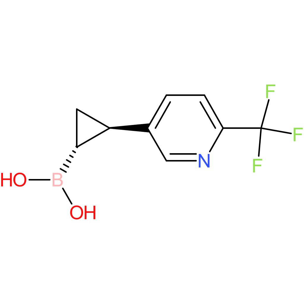 trans-2-[6-(trifluoromethyl)pyridin-3-yl]cyclopropaneboronic acid