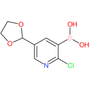 2-chloro-5-(1,3-dioxolan-2-yl)pyridin-3-ylboronic acid