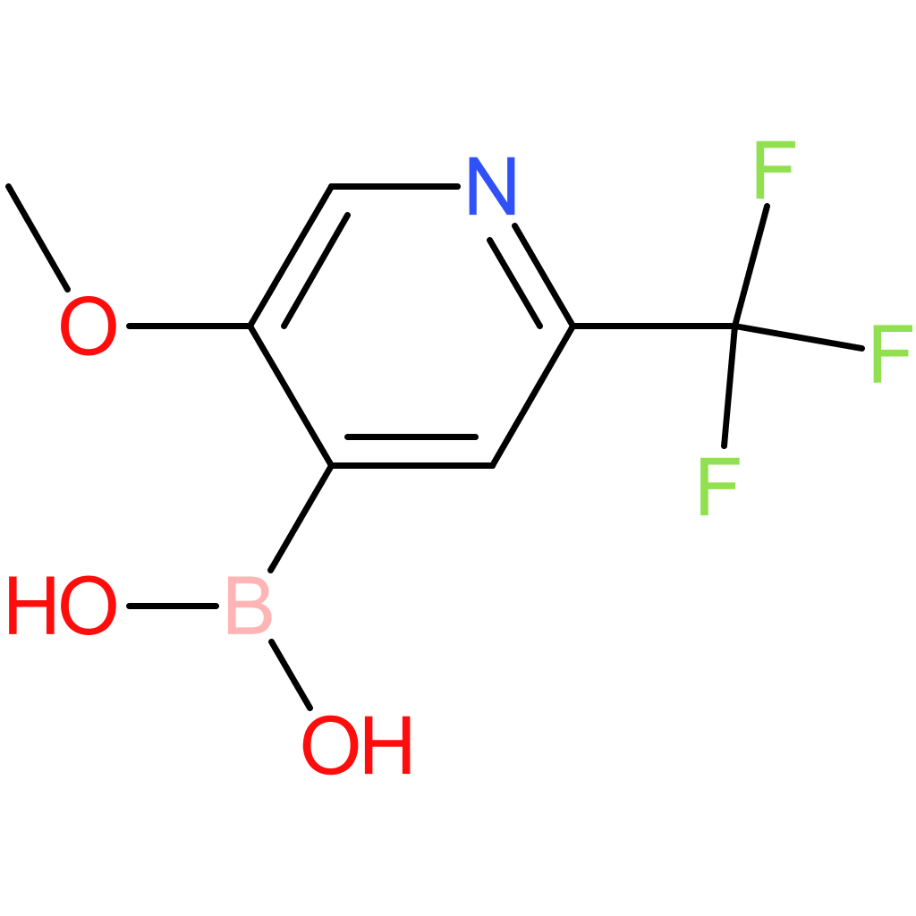5-(methoxy)-2-trifluoromethylpyridine-4-boronic acid