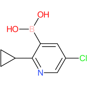 5-chloro-2-(cyclopropyl)pyridine-3-boronic acid