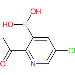 (2-acetyl-5-chloropyridin-3-yl)boronic acid