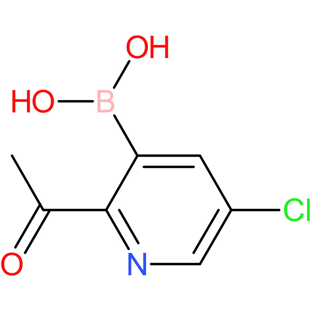 (2-acetyl-5-chloropyridin-3-yl)boronic acid