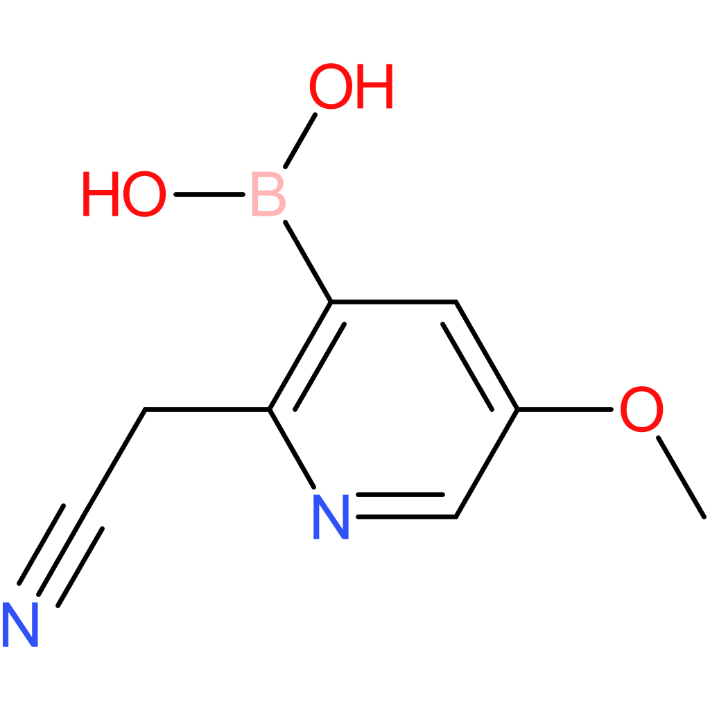 [2-(cyanomethyl)-5-methoxypyridin-3-yl]boronic acid