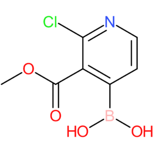 [2-chloro-3-(methoxycarbonyl)pyridin-4-yl]boronic acid