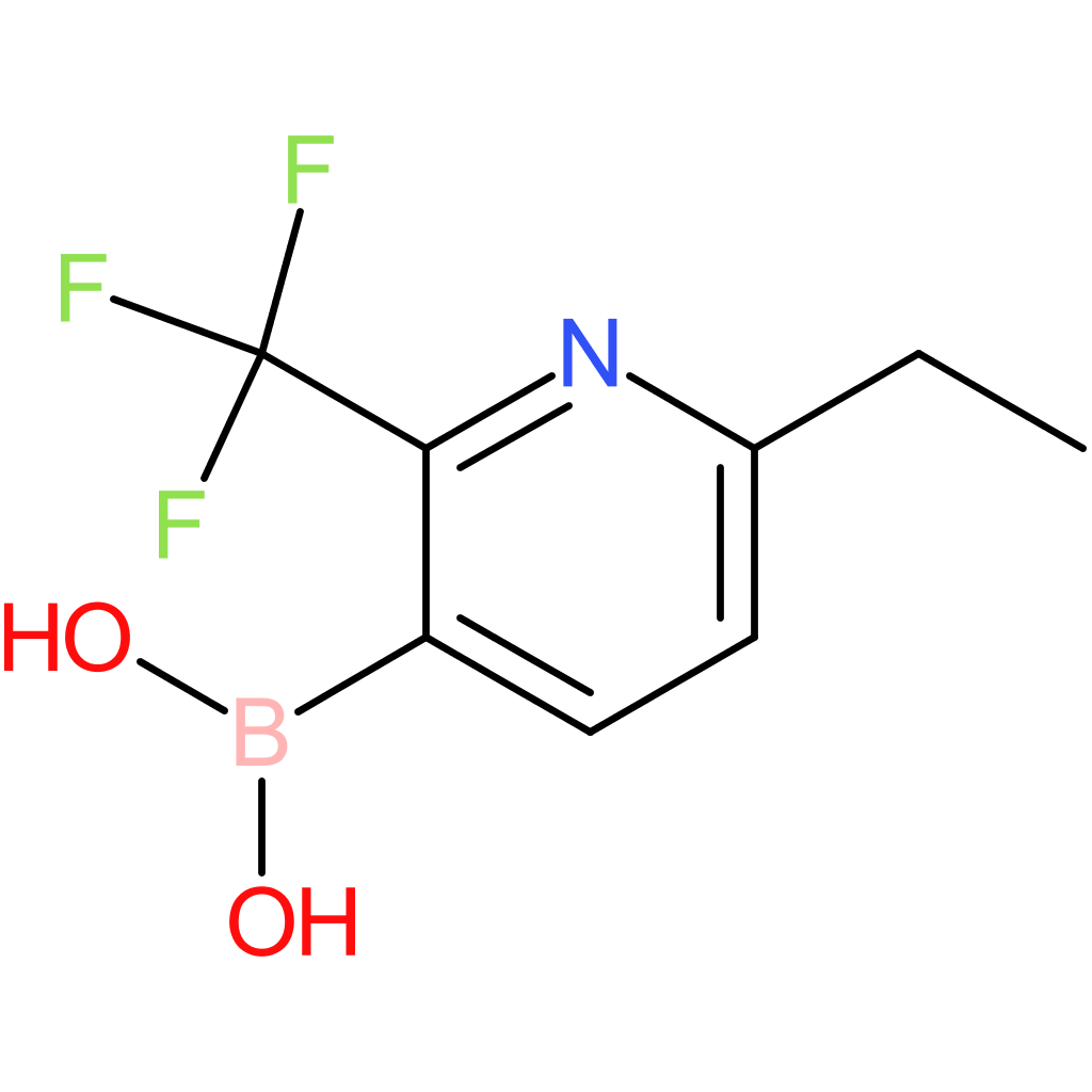 6-ethyl-2-(trifluoromethyl)pyridin-3-ylboronic acid