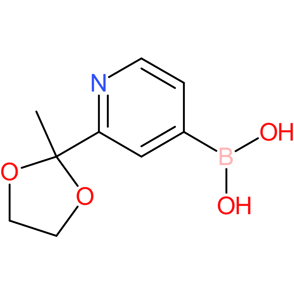 [2-(2-methyl-1,3-dioxolan-2-yl)pyridin-4-yl]boronic acid
