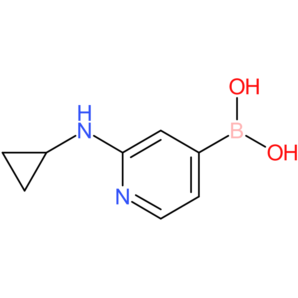 [2-(cyclopropylamino)pyridin-4-yl]boronic acid
