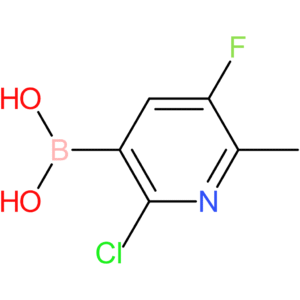 (2-chloro-5-fluoro-6-methylpyridin-3-yl)boronic acid