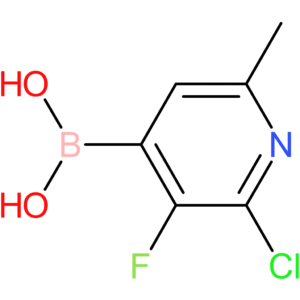 (2-chloro-3-fluoro-6-methylpyridin-4-yl)boronic acid