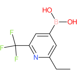 2-ethyl-6-(trifluoromethyl)pyridine-4-boronic acid