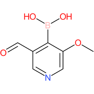 (3-formyl-5-methoxypyridin-4-yl)boronic acid