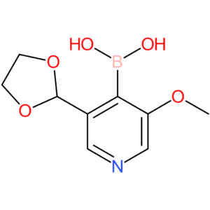 [3-(1,3-dioxolan-2-yl)-5-methoxypyridin-4-yl]boronic acid