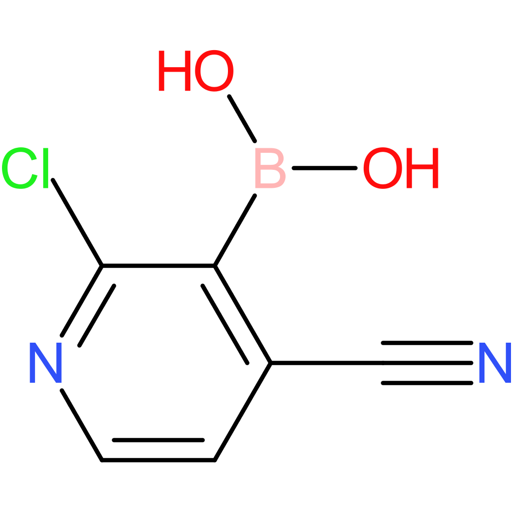 (2-chloro-4-cyanopyridin-3-yl)boronic acid