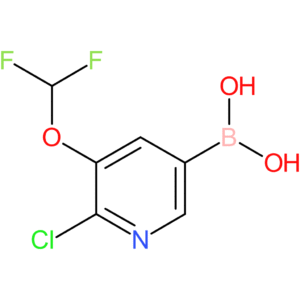 6-chloro-5-(difluoromethoxy)pyridin-3-ylboronic acid