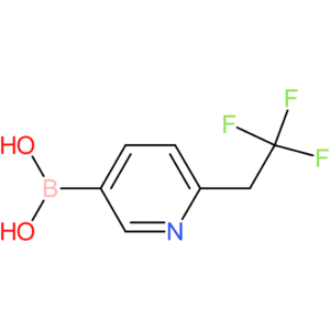 (6-(2,2,2-trifluoroethyl)pyridin-3-yl)boronic acid