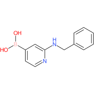 2-(benzylamino)pyridin-4-ylboronic acid